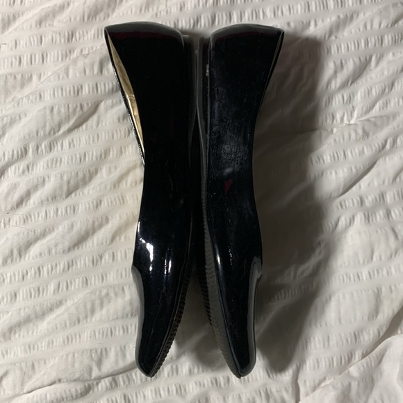 XHILARATION Black Patent Leather Pointed Toe Flats - Picture 7 of 9